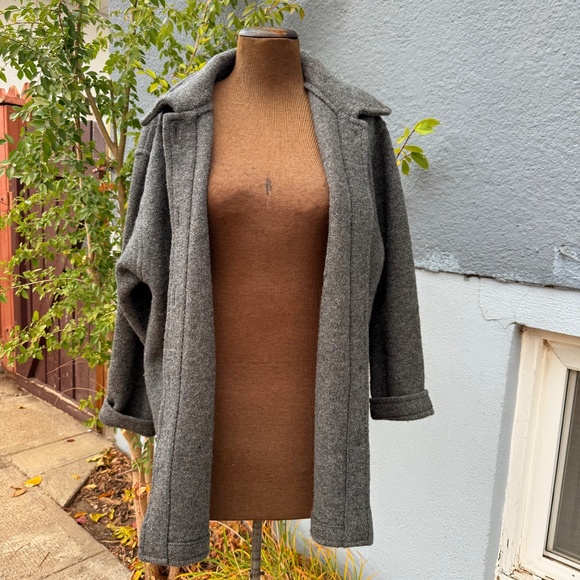 Super comfy and warm Rino Rossi “Exclusive” heather grey shirt-jacket - Picture 4 of 9